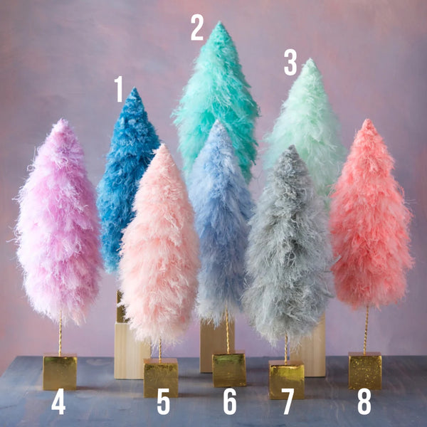 HEIRLOOM CHRISTMAS DECOR - GLITTERVILLE FLUFFY ACRYLIC TREE