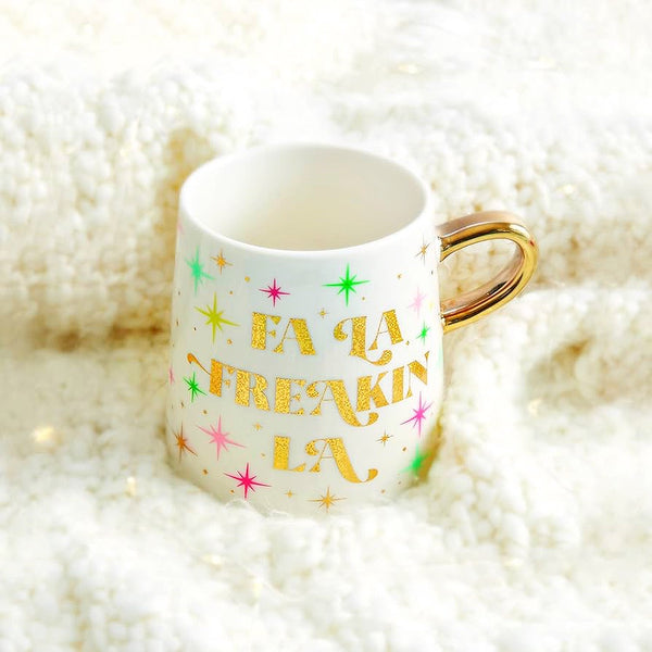 CHRISTMAS MUG - FA LA FREAKIN LA