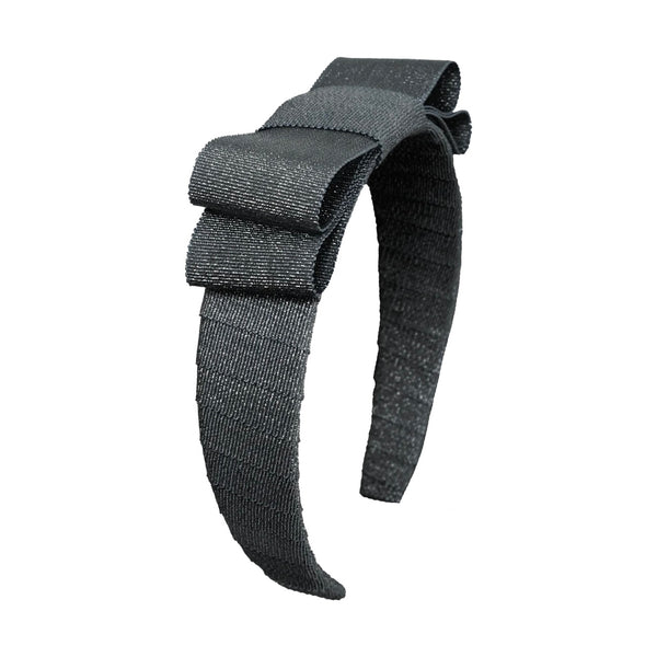 WE LOVE YOU CONNIE 
FOUNDATION LUXURY HEADBANDS - BOW FRIENDS DEENA SPARKLY BOW (includes Donation)