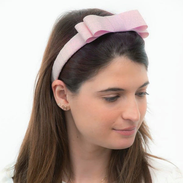 WE LOVE YOU CONNIE 
FOUNDATION LUXURY HEADBANDS - BOW FRIENDS DEENA SPARKLY BOW (includes Donation)