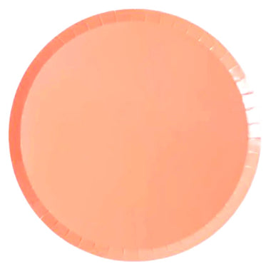PLATES XL DINNER - ORANGE TART NEON CORAL SHADE