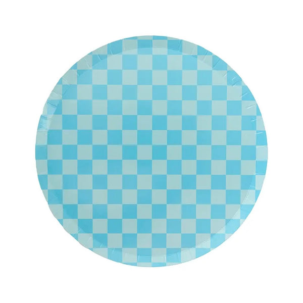 PLATES SMALL - BLUE CHECK IT