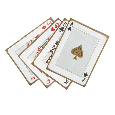 NAPKINS LARGE - MIXED DECK OF CARDS
