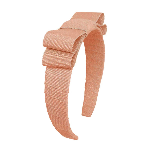 WE LOVE YOU CONNIE 
FOUNDATION LUXURY HEADBANDS - BOW FRIENDS DEENA SPARKLY BOW (includes Donation)