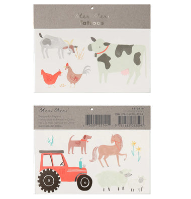 LARGE TATTOOS - MERI MERI ON THE FARM