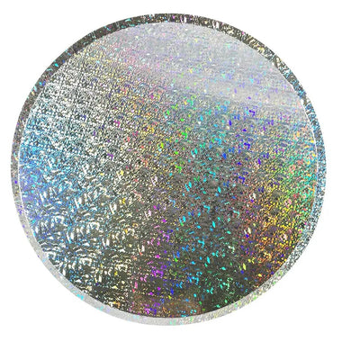 PLATES LARGE - SILVER HOLOGRAPHIC