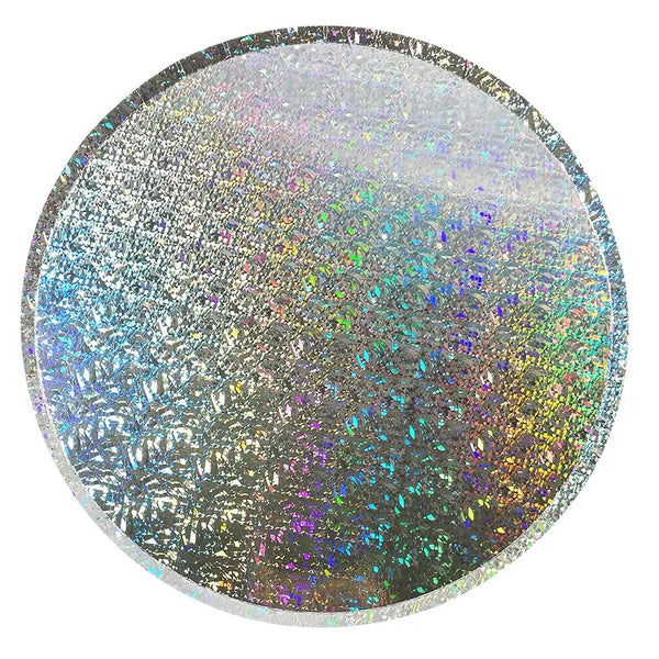 PLATES LARGE - SILVER HOLOGRAPHIC