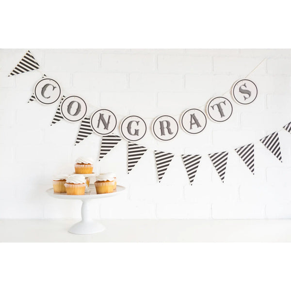 WORD GARLAND - VINTAGE CONGRATS