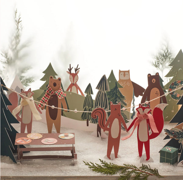ADVENT CALENDAR - WOODLAND PAPER PLAY