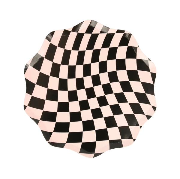 PLATES SMALL - HALLOWEEN CHECKER MERI MERI