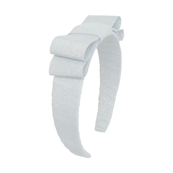 WE LOVE YOU CONNIE 
FOUNDATION LUXURY HEADBANDS - BOW FRIENDS DEENA SPARKLY BOW (includes Donation)