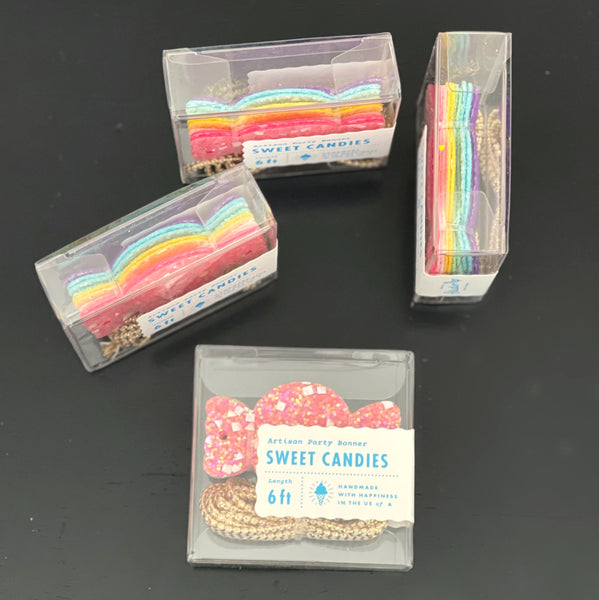 BANNER - MINI CANDY BON BON WHIMSY RAINBOW