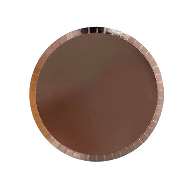 PLATES SMALL - ROSEGOLD ROSEWOOD SHADE DESSERT