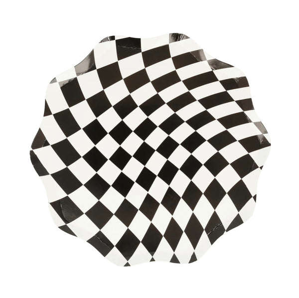 PLATES SMALL - HALLOWEEN CHECKER MERI MERI