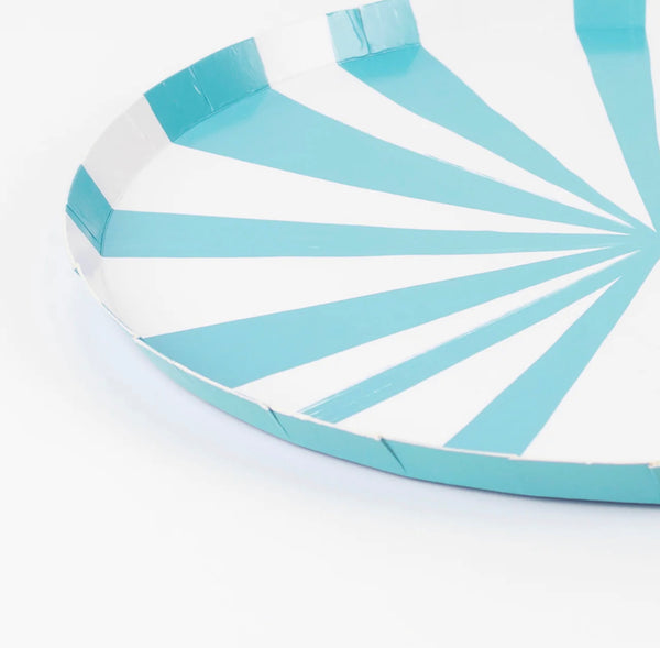 PLATES SMALL - BLUE STRIPE