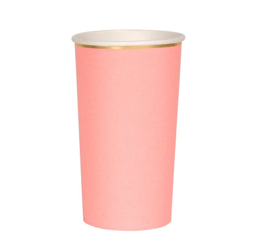 CUPS - PINK CORAL HIGHBALL MERI MERI