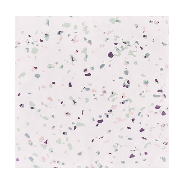NAPKINS LARGE - MIXED PASTEL TERRAZZO