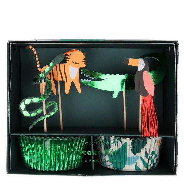CUPCAKE KIT - MERI MERI GO WILD, Picks + Toppers, MERI MERI - Bon + Co. Party Studio