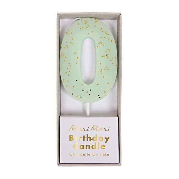 CANDLES - MERI MERI COLOURED NUMBER CANDLE, Candles + Sparklers, MERI MERI - Bon + Co. Party Studio