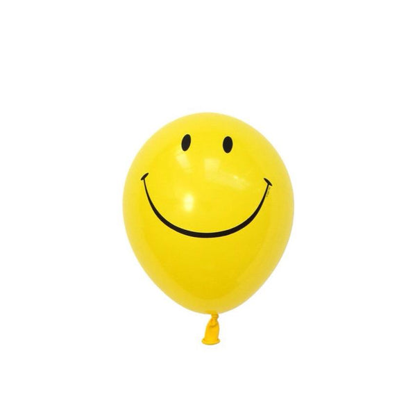 BALLOONS - SMILEY HAPPY FACE 5", Balloons, QUALATEX - Bon + Co. Party Studio