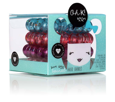 HAIR TIES - SPIRAL BANDS OH K!, ACCESSORIES, NPW - Bon + Co. Party Studio