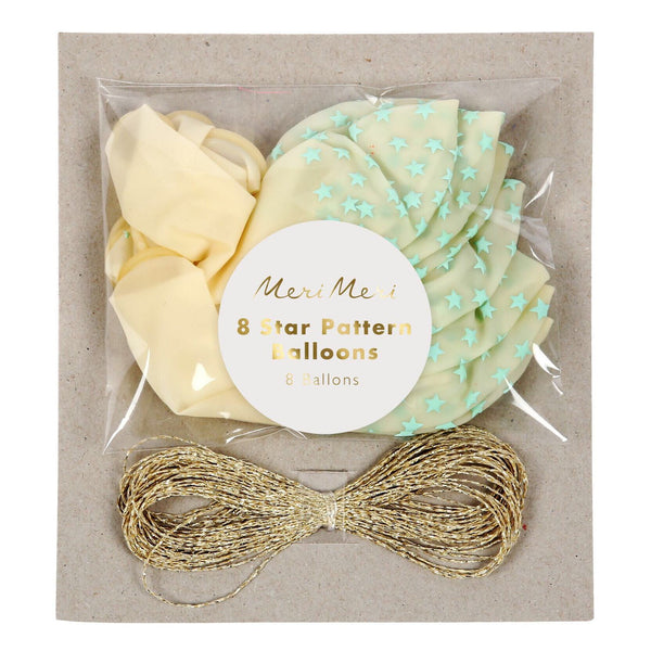 BALLOONS - STARS MINT MERI MERI, Balloons, MERI MERI - Bon + Co. Party Studio