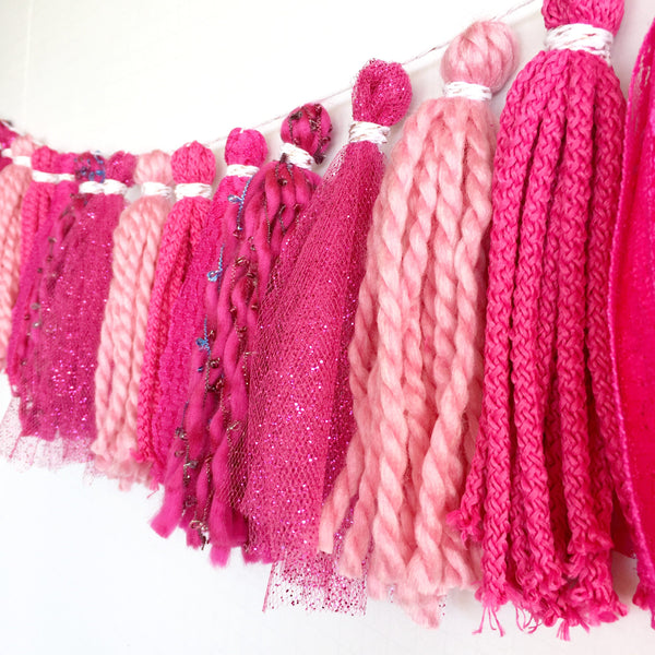 TASSEL GARLAND - FABRIC ROSEUS, Tassel Garland, BON + CO - Bon + Co. Party Studio