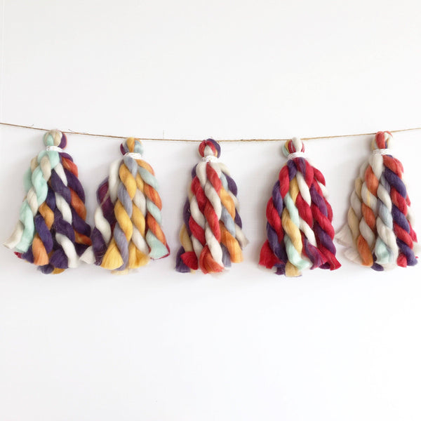 TASSEL GARLAND - YARN CHUNKY CIRCO, Tassel Garland, BON + CO - Bon + Co. Party Studio