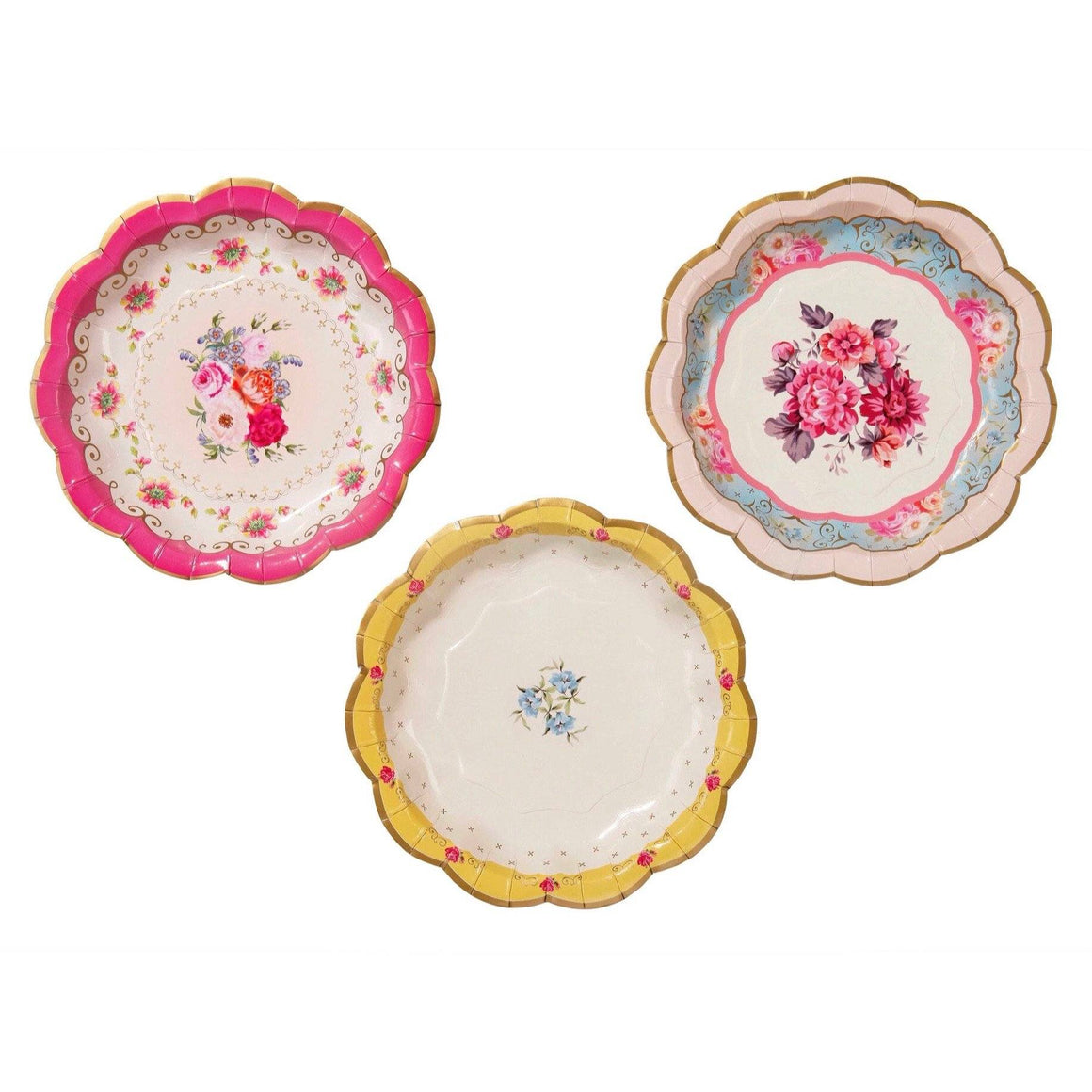 PLATES - SMALL TRIO TRULY SCRUMPTIOUS (Pack of 12)
