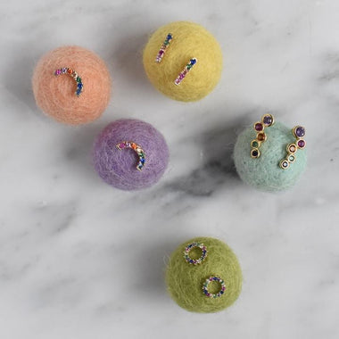 EARRINGS - JORDANA'S RAINBOWS, ACCESSORIES, JR - Bon + Co. Party Studio