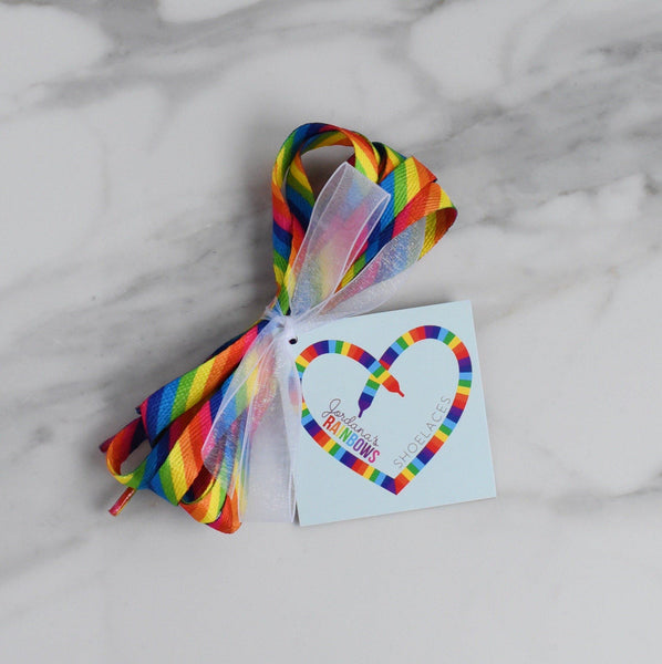 ACCESSORIES - RAINBOW SHOELACES, ACCESSORIES, Shop Love and Above - Bon + Co. Party Studio