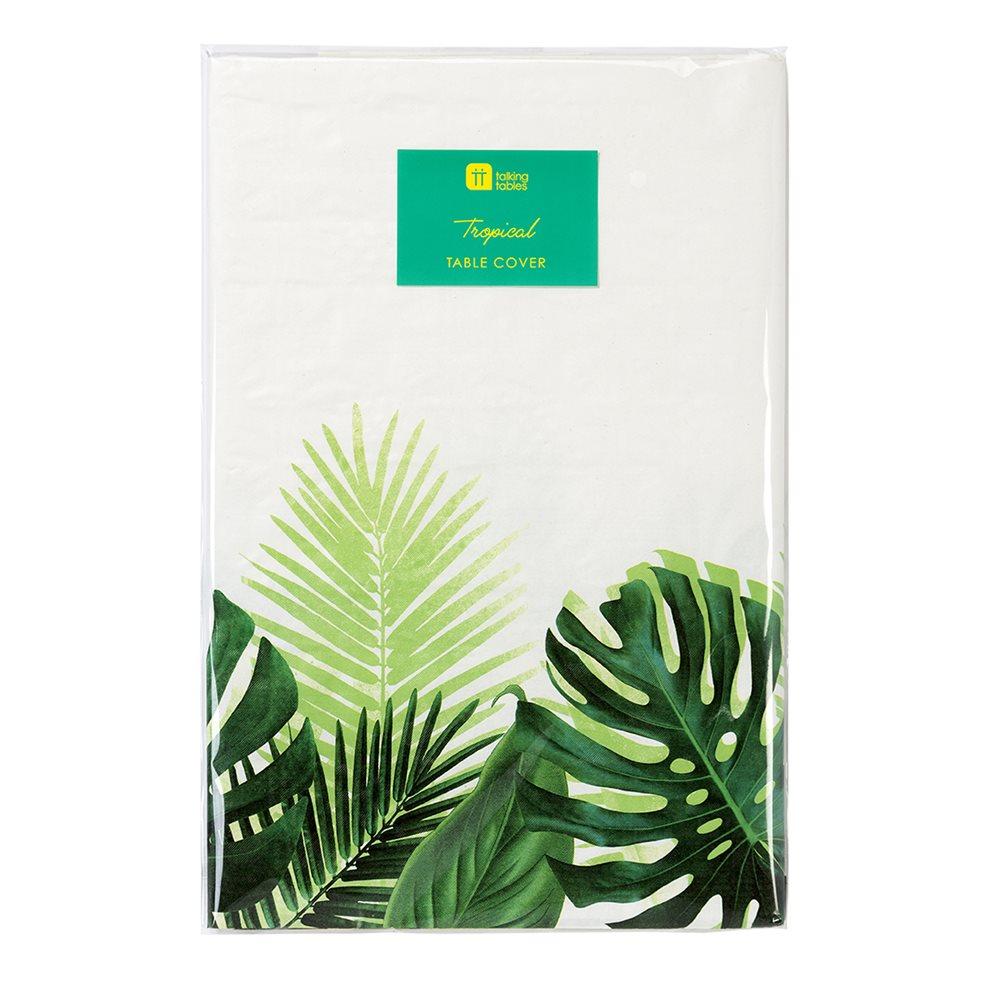 TABLECOVER - TROPICAL PALM LEAF TALKING TABLES, tablecovers, TALKING TABLES - Bon + Co. Party Studio
