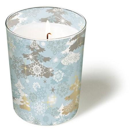 HOME - EUROPEAN GLASS CANDLE - TOUCH OF WINTER, HOME, Old Country Design - Bon + Co. Party Studio