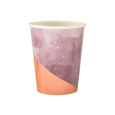 CUPS - AMETHYST WATERCOLOUR ROSE GOLD, CUPS, HARLOW & GREY - Bon + Co. Party Studio