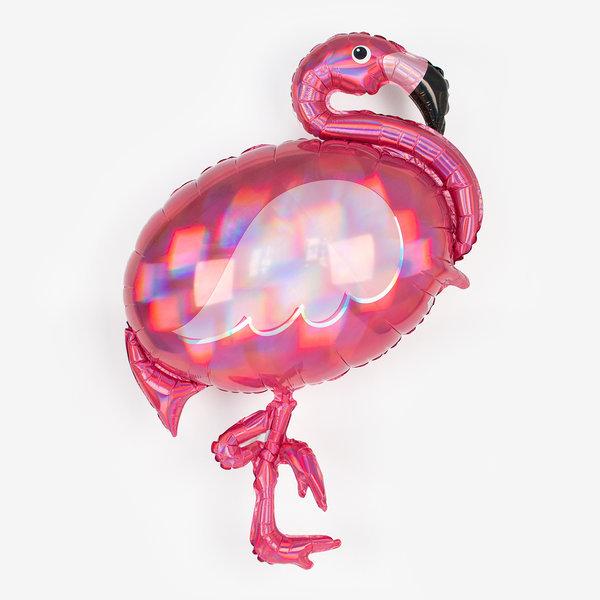 BALLOONS - TROPICAL FLAMINGO 3 HOLOGRAPHIC, Balloons, Anagram - Bon + Co. Party Studio