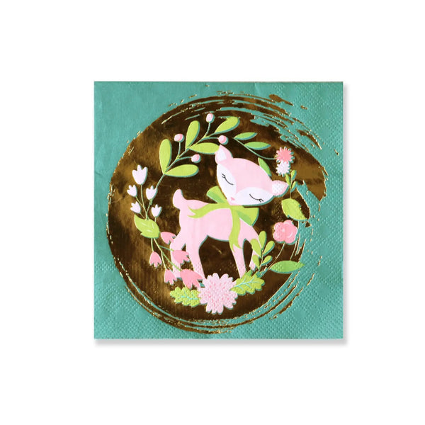 NAPKINS SMALL - ANIMAL WOODLAND FRIENDS
