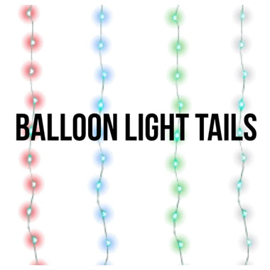 BALLOON ACCESSORIES - BALLOON TAIL STRING LIGHTS, Balloon Accessories, Anagram - Bon + Co. Party Studio