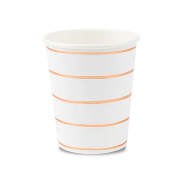 CUPS - ROSEGOLD DAYDREAM SOCIETY FRENCHIE STRIPES