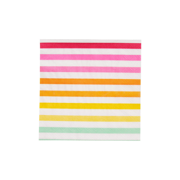 NAPKINS SMALL - MIXED BRIGHT STRIPE