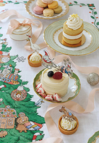 MINI ACRYLIC CAKE TOPPERS - ATELIER CHOUX PARIS CHRISTMAS (SET OF 12)