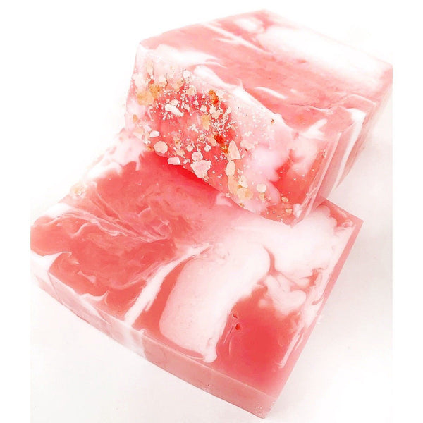 LUXURY SOAP BAR - STRAWBERRY BERGAMOT CREAM, BATH, Crafted Bath - Bon + Co. Party Studio