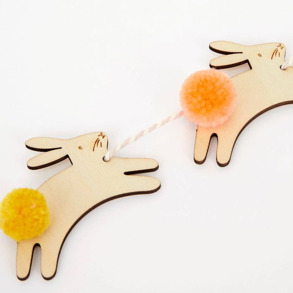 BANNER - WOODEN MINI BUNNY