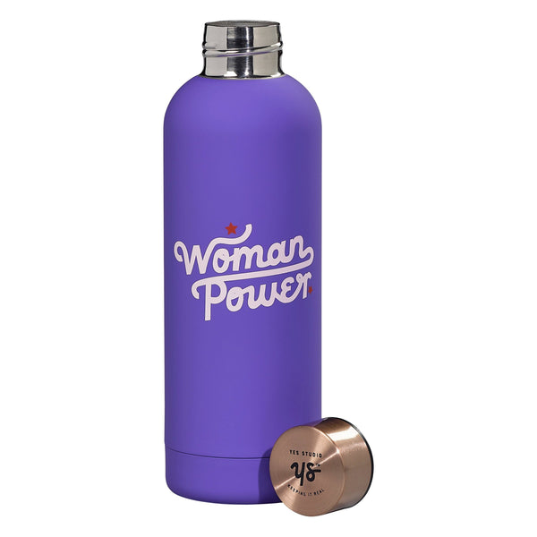 DRINKWARE - WATER BOTTLE WOMAN POWER, Drinkware, Wild & Wolf - Bon + Co. Party Studio