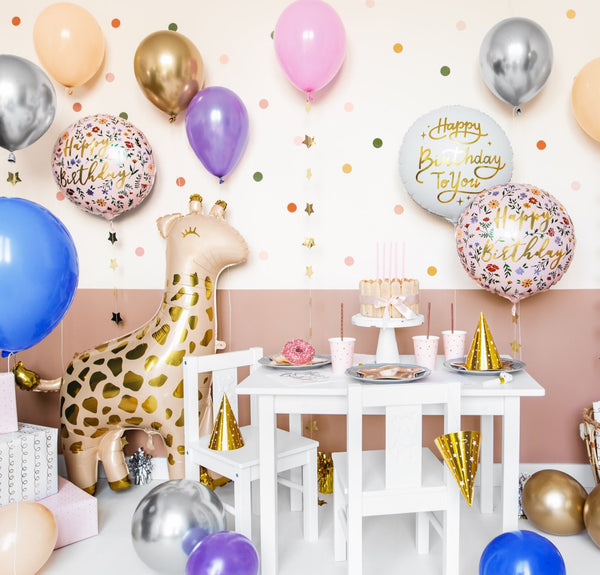 BALLOONS - ANIMAL SAFARI GIRAFFE