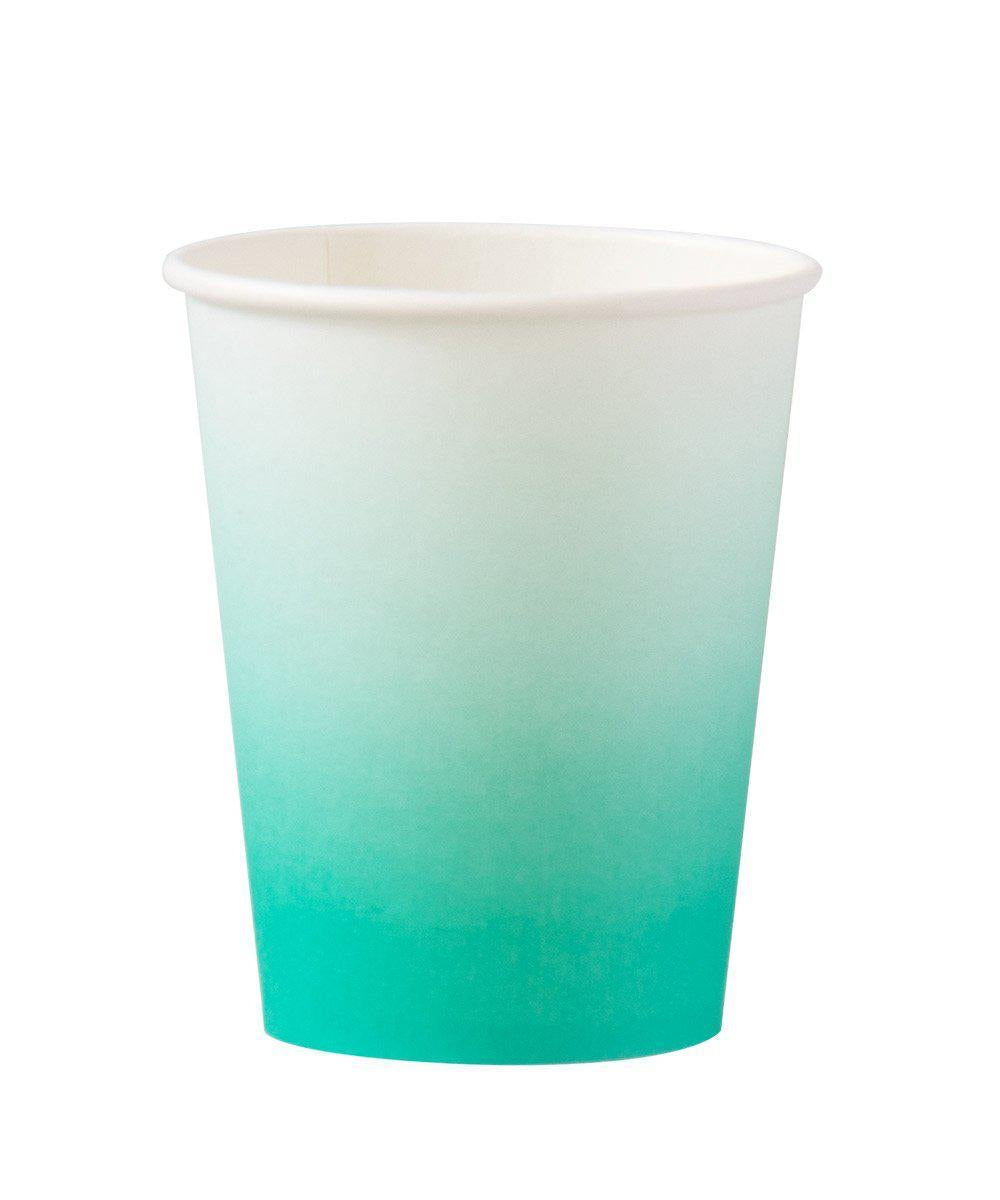 CUPS - GREEN TEAL OMBRÉ OH HAPPY DAY