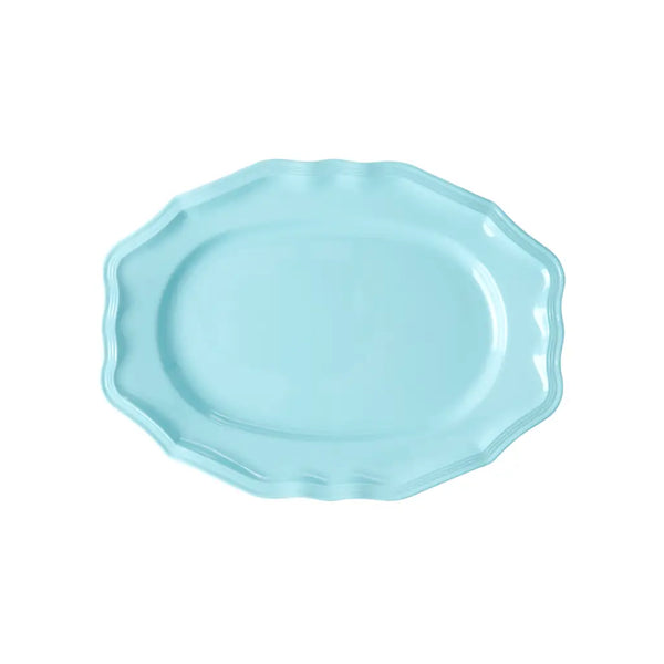 MELAMINE SERVING DISH - SMALL ARCTIC BLUE