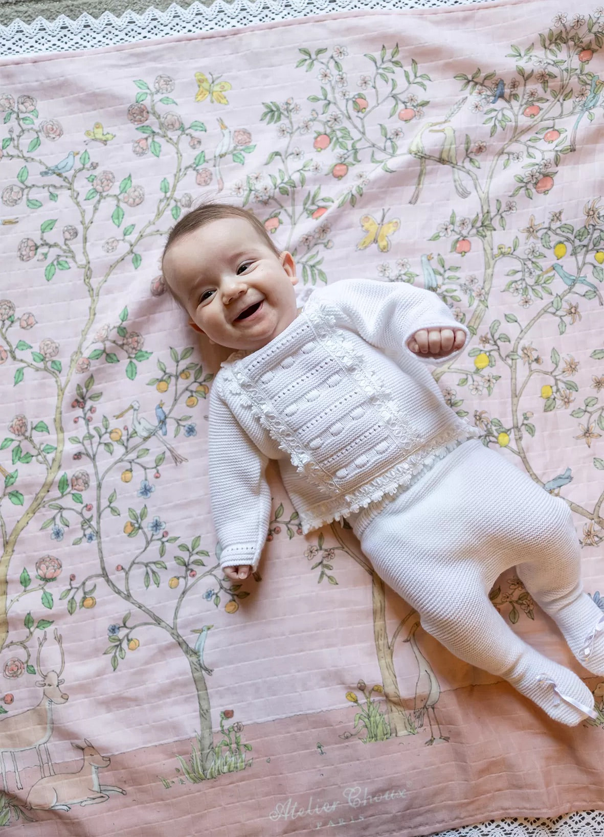 Maxi carrés en coton pour bébé, 60 pcs Corman Organyc Sweet Caress Baby  Cotton Nursing Pads