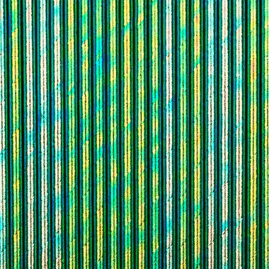 STRAWS - EMERALD GREEN FOIL (25 pack)