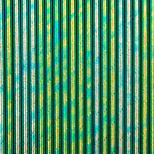 STRAWS - EMERALD GREEN FOIL (25 pack)