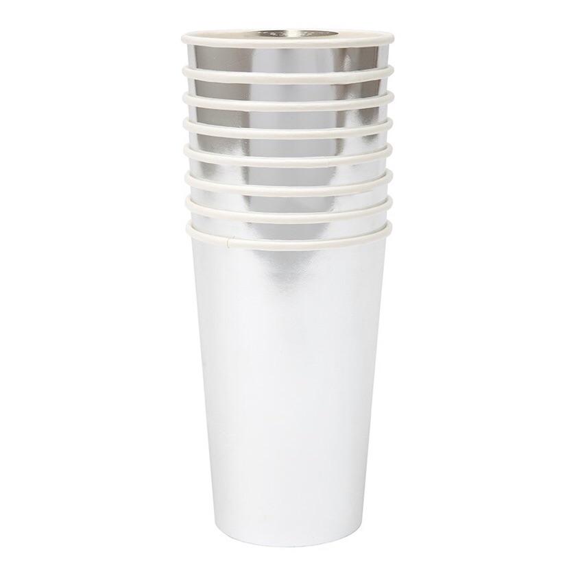 CUPS - MERI MERI HIGHBALL SILVER, CUPS, MERI MERI - Bon + Co. Party Studio